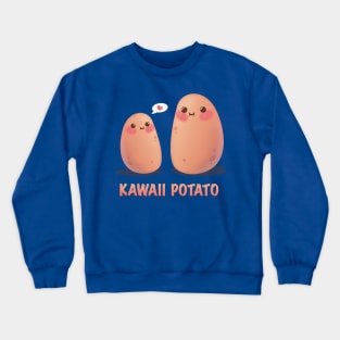 Cute Kawaii Potato Family Crewneck Sweatshirt